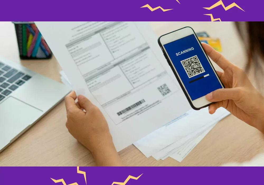 Scanned images of documents